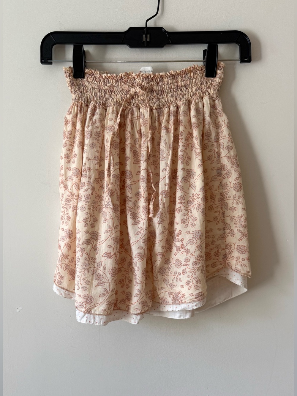 Kerry Cassill Floral Smocked Skirt NWOT P/S